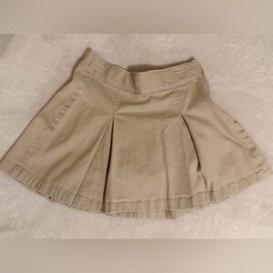 GAP Kids khaki pleaded skort
